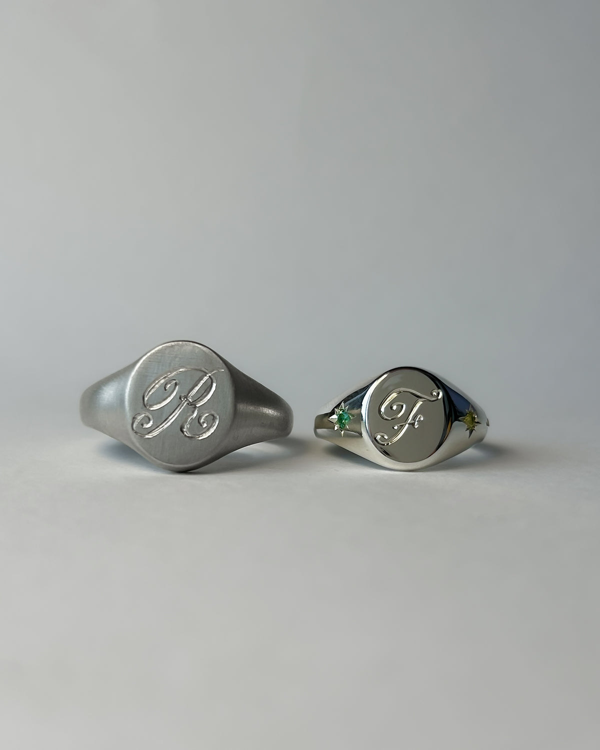Saoirse Ladies Signet Ring - Sterling Silver