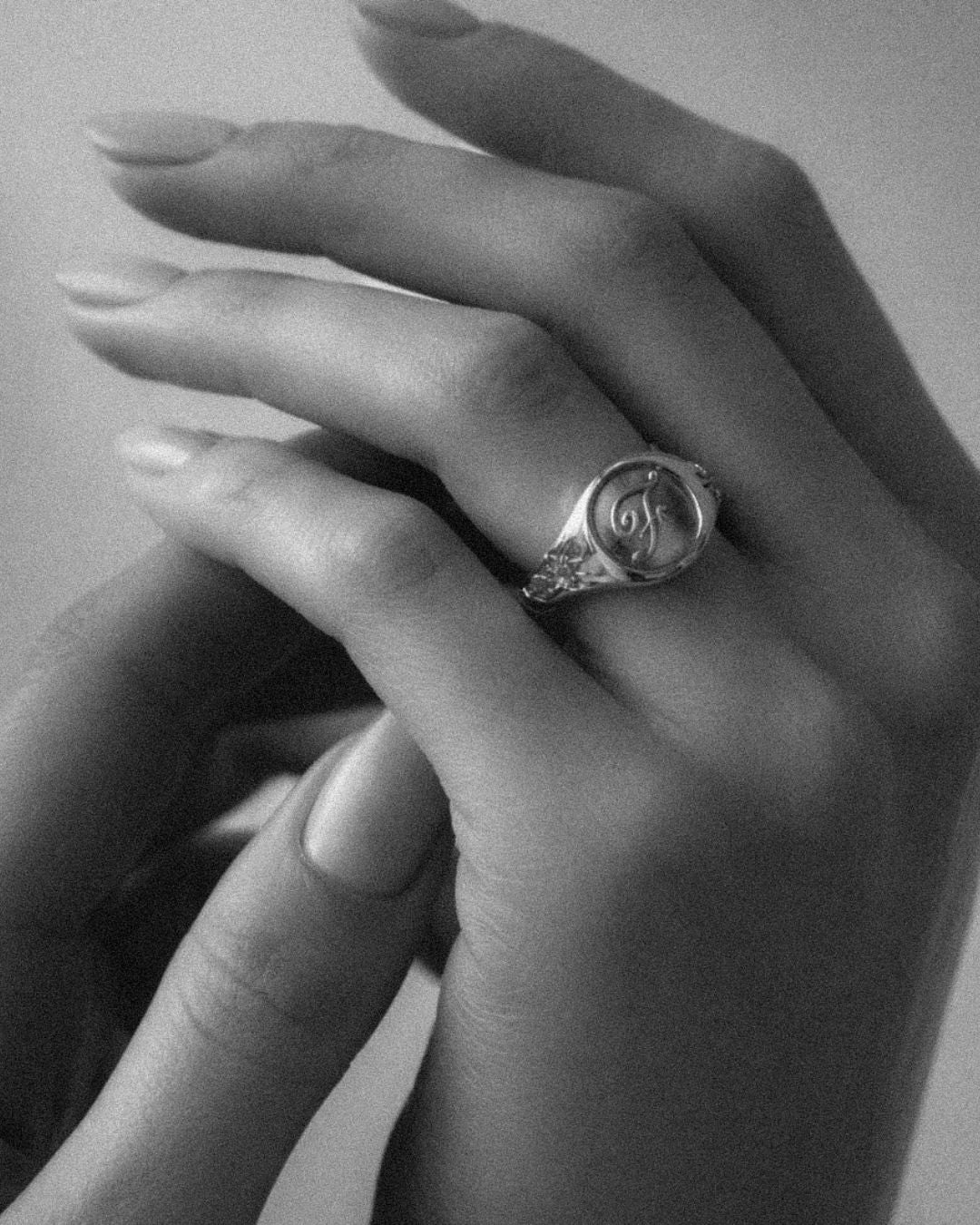 Saoirse Ladies Signet Ring - Sterling Silver