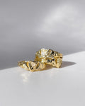 Fenian Harp Claddagh Ring – 9ct Yellow Gold